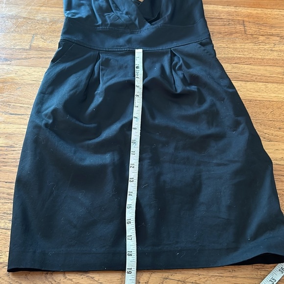 Express Design Studio Black Cocktail Dress V Neck Size 2 - Picture 7 of 13